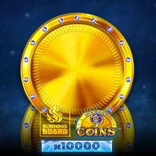9 Coins Diamond Burning Board